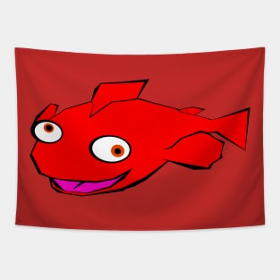 Red fish Tapestry