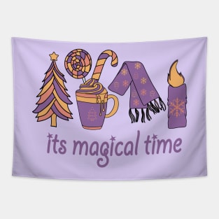 Its Magical Time New Year Winter Vibes Tapestry