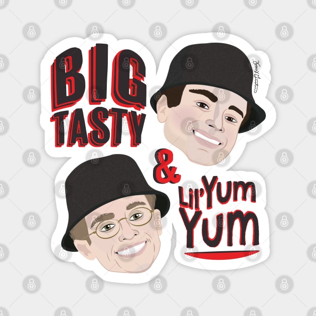 Big Tasty and Lil Yum Yum Magnet by Frannotated