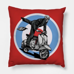 Vespa Scooter Mod Ride Pillow