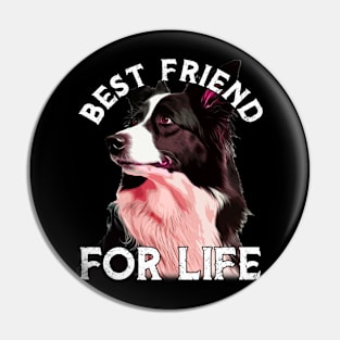 Collie Companion: Faithful Best Friend For Life Classic & Timeless Tee Pin