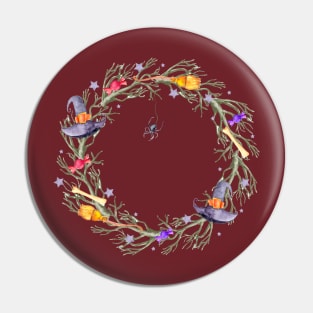 Halloween  Wreath Pin