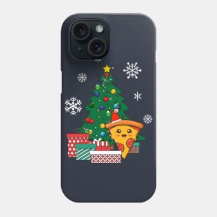 Happy Pizza Around The Christmas Tree Phone Case