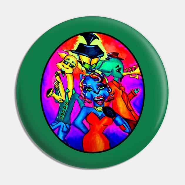 New Orleans Animal Street band Pin by artbyomega