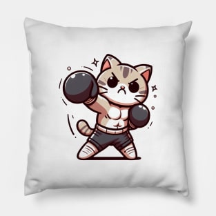 Cat Boxer Pillow