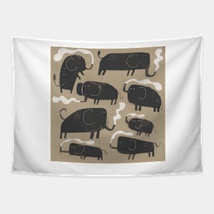 Elephants Tapestry