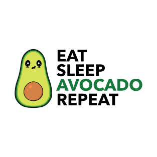 Eat Sleep Avocado Repeat T-Shirt