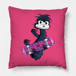 Sloth Style Skate Pink & Purple Pillow