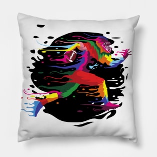 Football Art Pillow