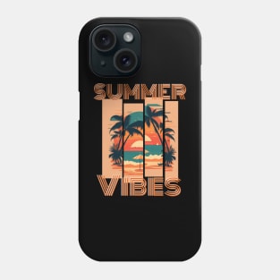 Summer vibes design Phone Case