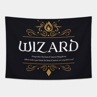 RPG Wizard Wizard Dungeons Crawler and Dragons Slayer Tapestry