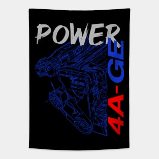 4A GE AE86 Engine Tapestry