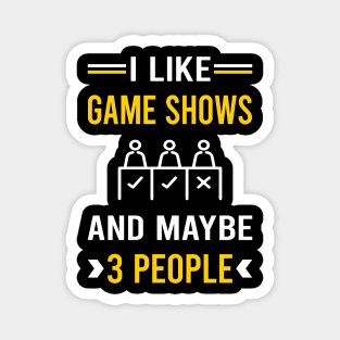 3 People Game Shows TV Show Magnet