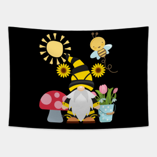 Gnome in Bloom: A Celebration of Spring Tapestry