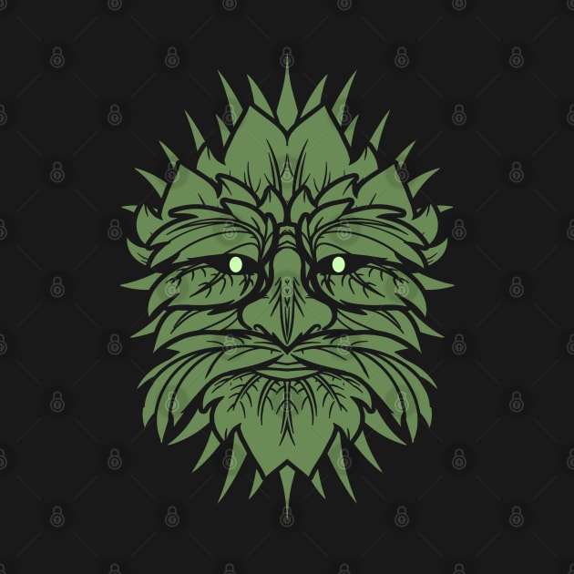 TRADITIONAL CELTIC WICCA PAGAN GREENMAN T-SHIRT AND MERCHANDISE by Tshirt Samurai