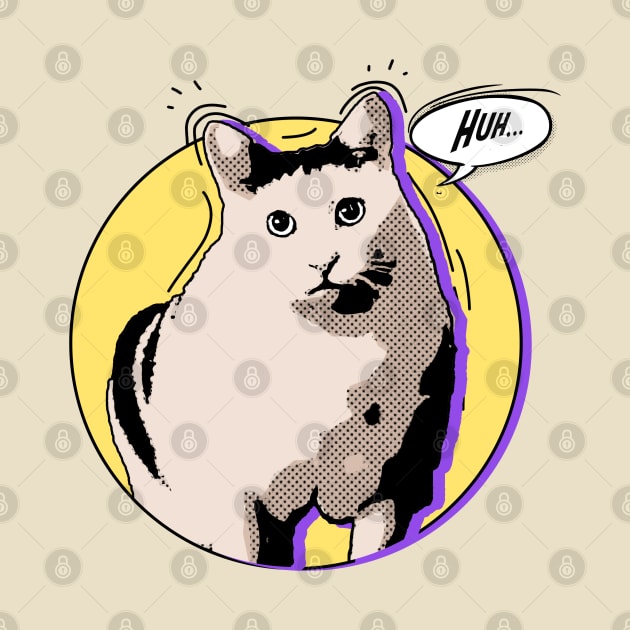 huh cat comic style by jerrysanji