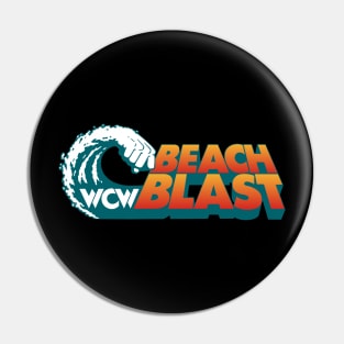 WCW Beach Blast Logo Pin