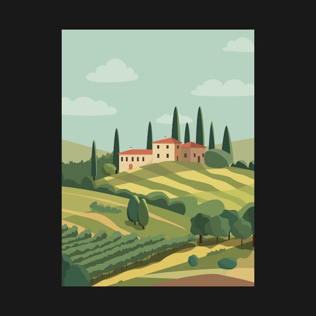 Toscana view , Italian landscape by JAG2B