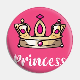 Royal Princess Crown Pin