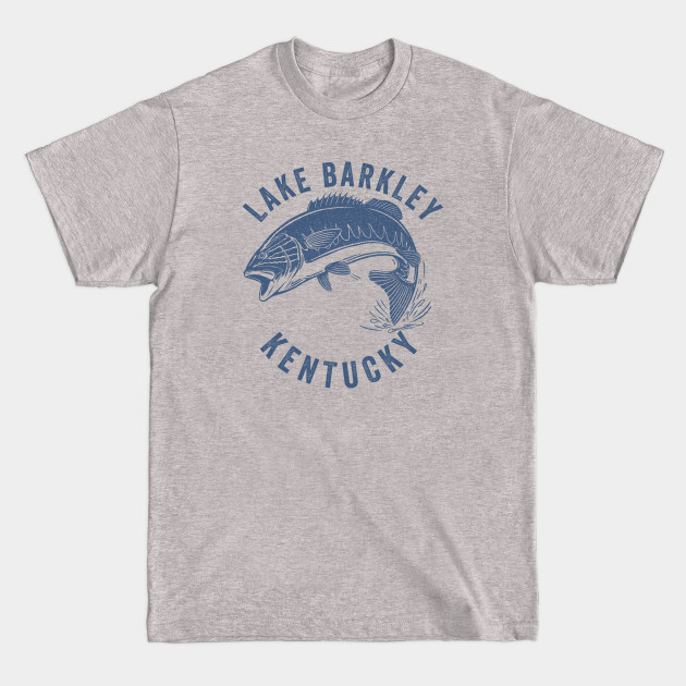 Discover Lake Barkley Kentucky Bass Fishing - Bass Fishing Fisherman Design - T-Shirt