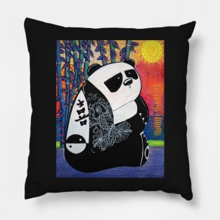 Panda Zen Master Pillow