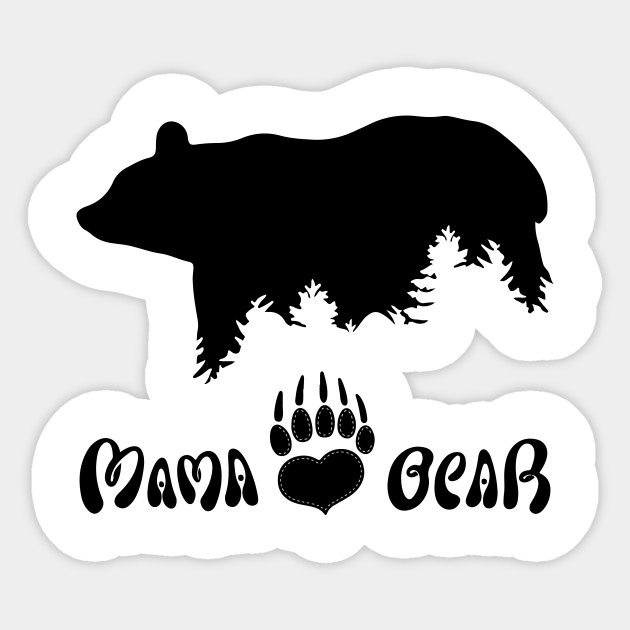 Mama Bear Mama Bear Sticker Teepublic Uk