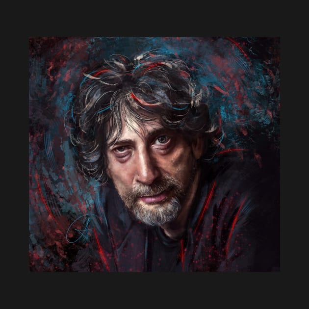 Neil Gaiman by andycwhite