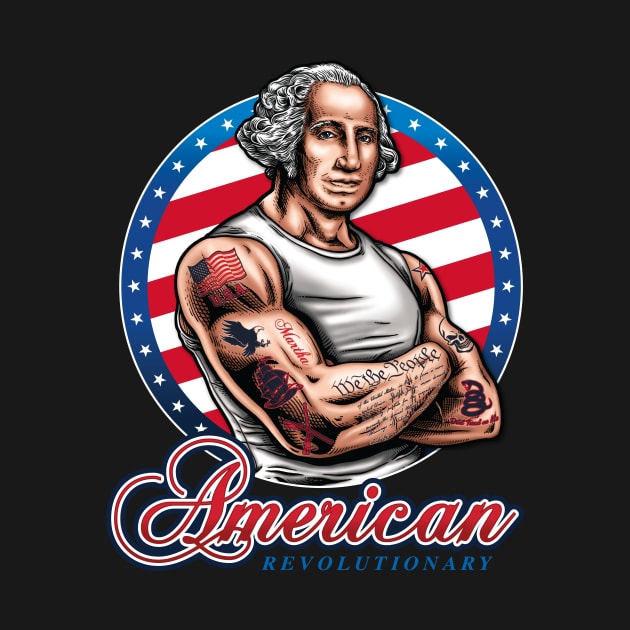 Jacked Up George Washington by Fine Design Creative