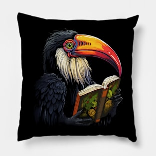 Hornbill Reads Book Pillow