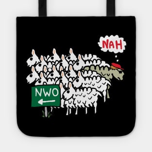 Anti NWO New World Order Tote