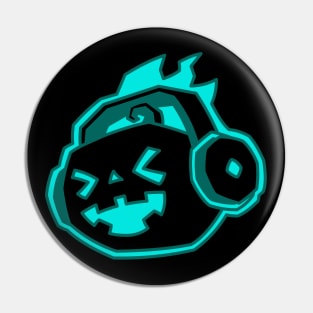 Party Pumpkin - Teal Pin