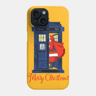 Christmas 1822 - Nicholas Visit The Blue Police Box 2 Phone Case