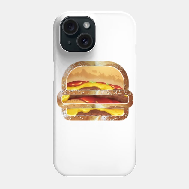 Anime Burger Phone Case by AOYO88