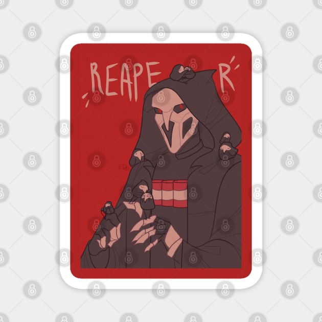 reaper overwatch Magnet by LaSark