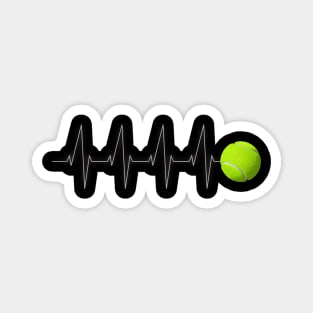 Tennis Heartbeat Magnet