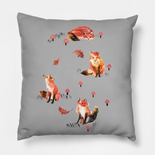 Forest Foxes Pillow