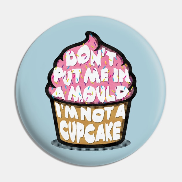 No Cupcake Pin by monsieurgordon