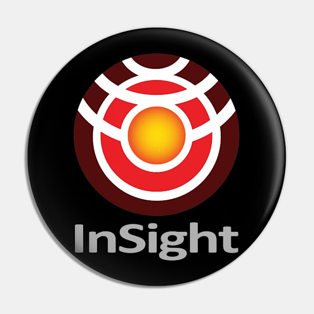 InSight Ops Team logo Pin by Spacestuffplus
