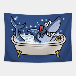 Shark bath Tapestry