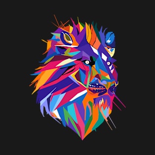 Lion animal pop art T-Shirt