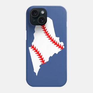 MAINE BASEBALL STATE Phone Case