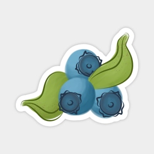 Blueberries Magnet