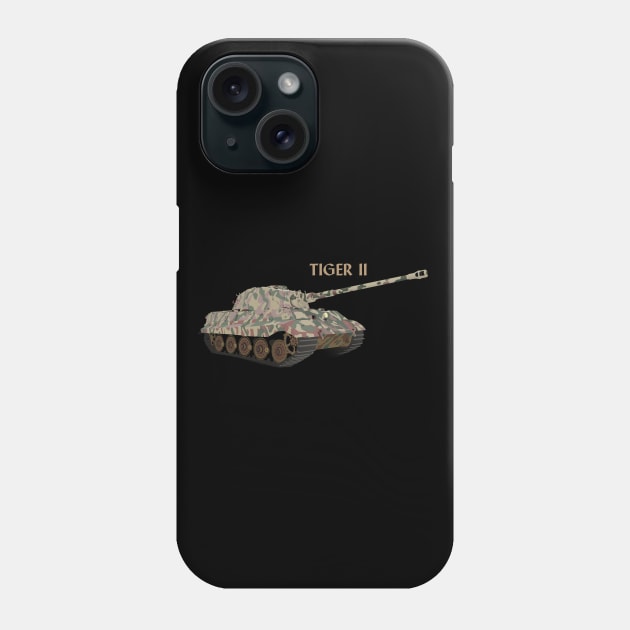 Tiger II German WW2 Battle Tank Phone Case by NorseTech