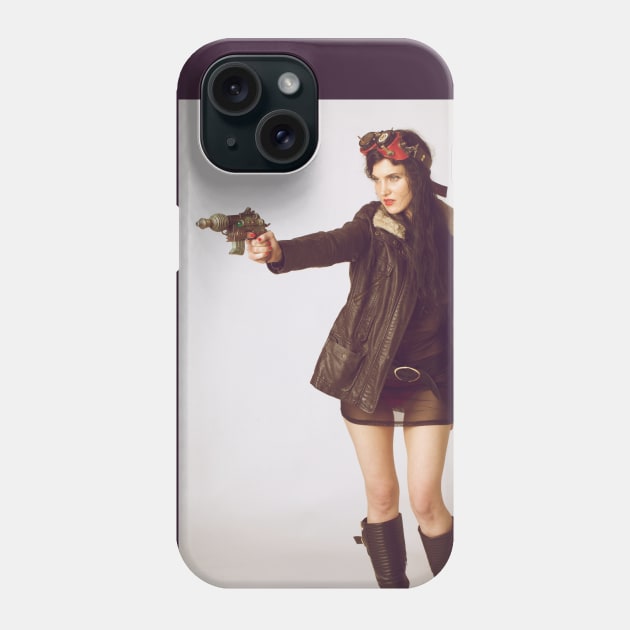 Dieselpunk Girl Phone Case by jcreation