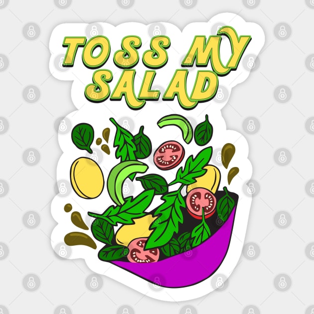 Word's Best Salad Tosser Sticker for Sale by BankaiChu