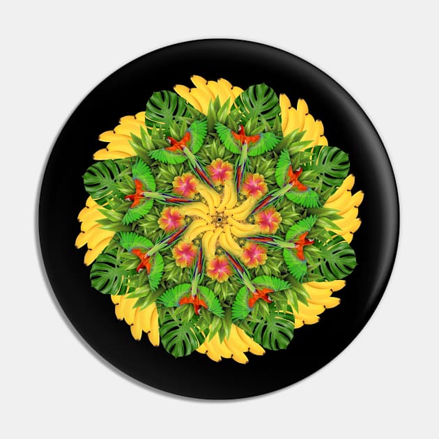 tropic parrots mandala Pin by burenkaUA