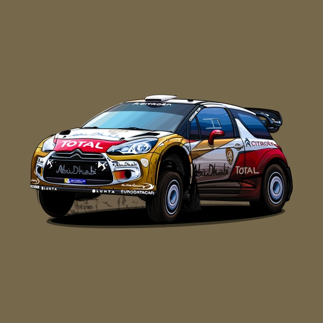 Citroen DS3 WRC by Mario Ramos Rally Art