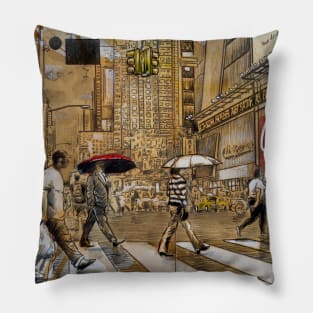 Big city crossing Pillow