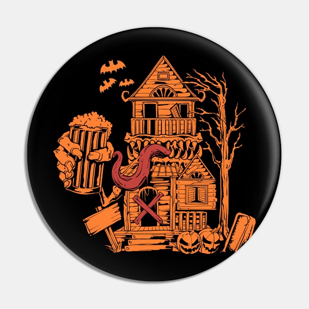 Haunted house Pin by phsycartwork