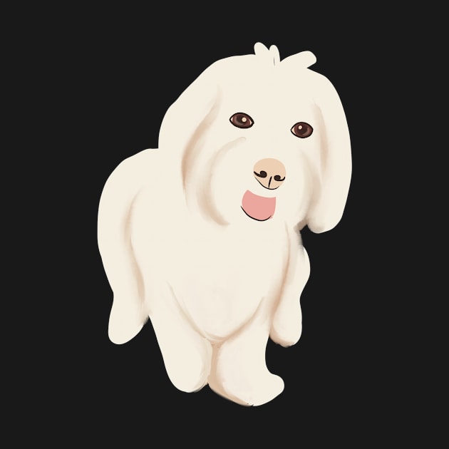 Cute Maltipoo Dog by PatternbyNOK